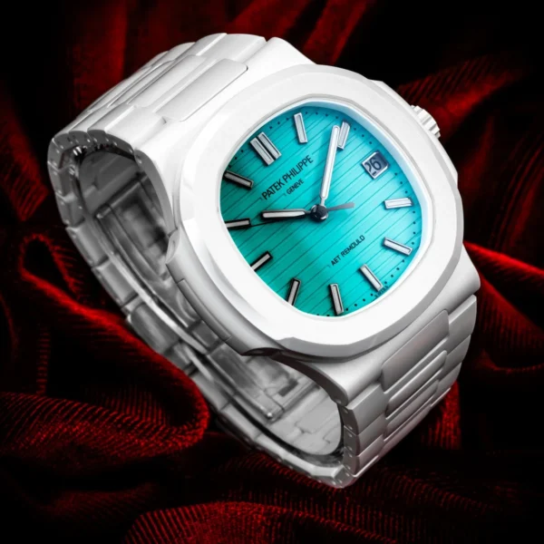 Patek Philippe Nautilus 5711 White Ceramic Lefkada Blue AET Remould (2025)
