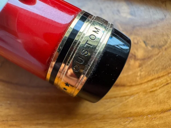 Pilot Custom FKV-88SR-R-FM Urushi Red GT Fountain Pen Boxed FM Nib