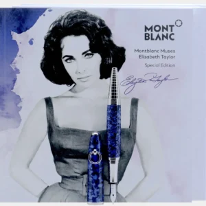 New In Box Montblanc Muses Edition Elizabeth Taylor Fountain Pen M Nib 125501