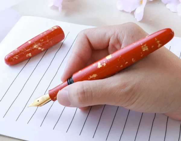 Wancher Dream Fountain Pen | Kyoto Urushi Kotoiro Fushimi Inari Taisha,Vermilion