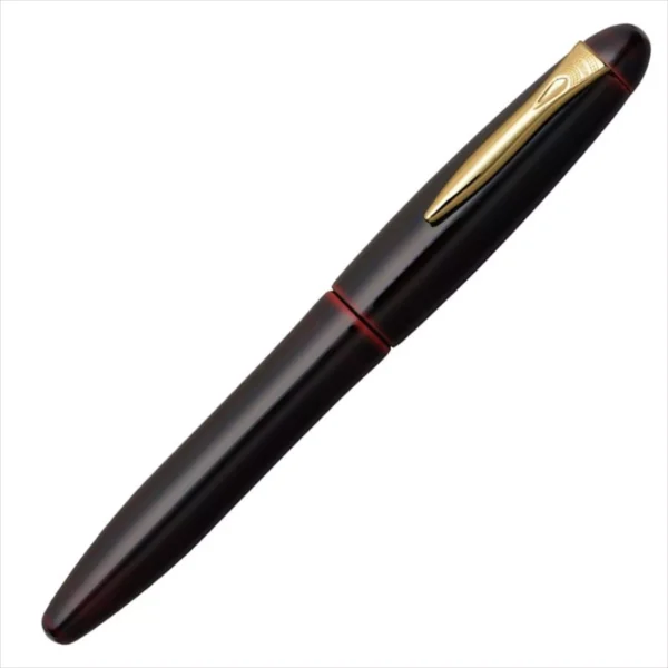 Platinum Izumo Tamenuri Akatame PIZ Ebonite 18K F/M/B Nib Fountain pen