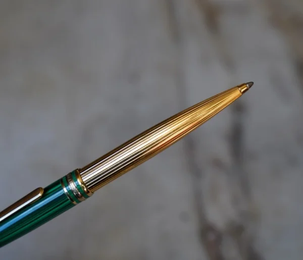 Montblanc Meisterstück Ballpoint Pen Csar Nikolai Malachite & Gold - Rare