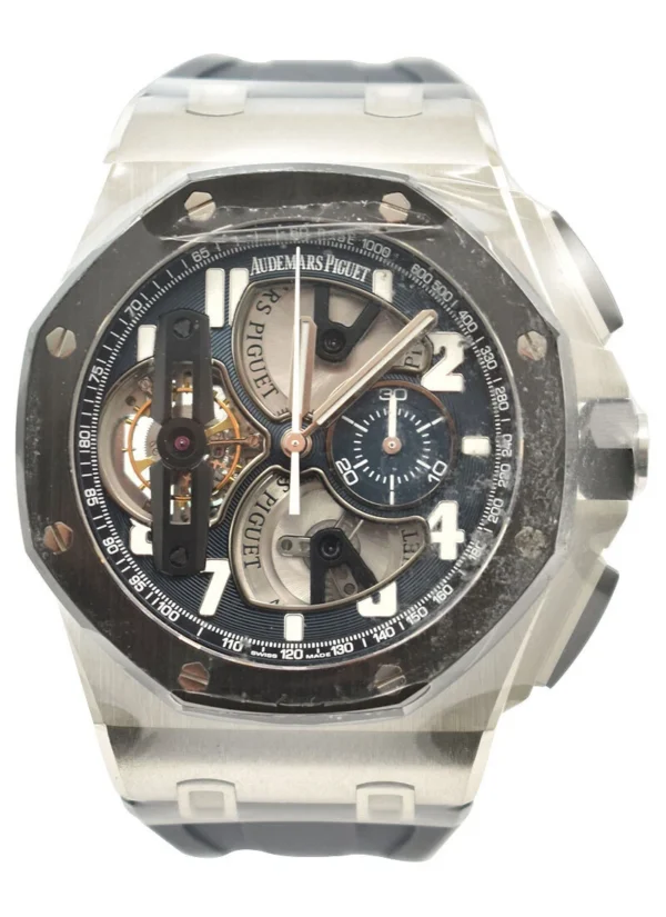 AUDEMARS PIGUET - Royal Oak Offshore Tourbillon Chronograph in Platinum