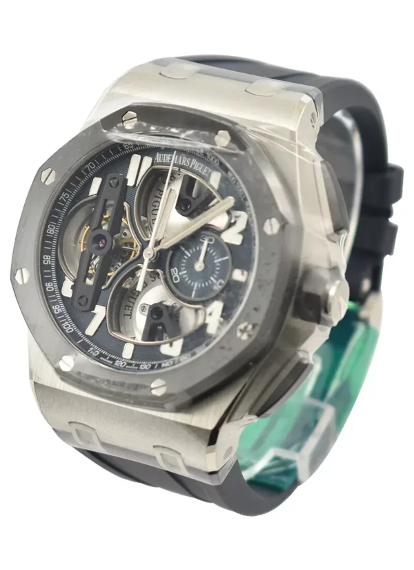 AUDEMARS PIGUET - Royal Oak Offshore Tourbillon Chronograph in Platinum