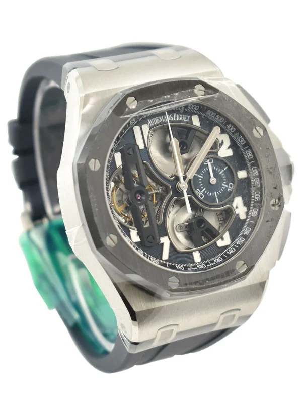 AUDEMARS PIGUET - Royal Oak Offshore Tourbillon Chronograph in Platinum
