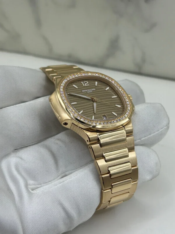 Patek Philippe Nautilus 7118/1200R-010 35mm Rose Gold Brown Dial Women's Watch