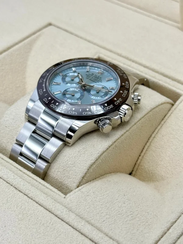 Rolex Daytona GLACIER ICE BLUE Dial 40mm 950 Platinum Watch 116506 BOX + PAPERS