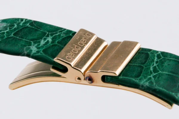 Gerald Genta Custom Watch with Exquisite 5 Carat Pink Diamond and 18K Gold Bezel