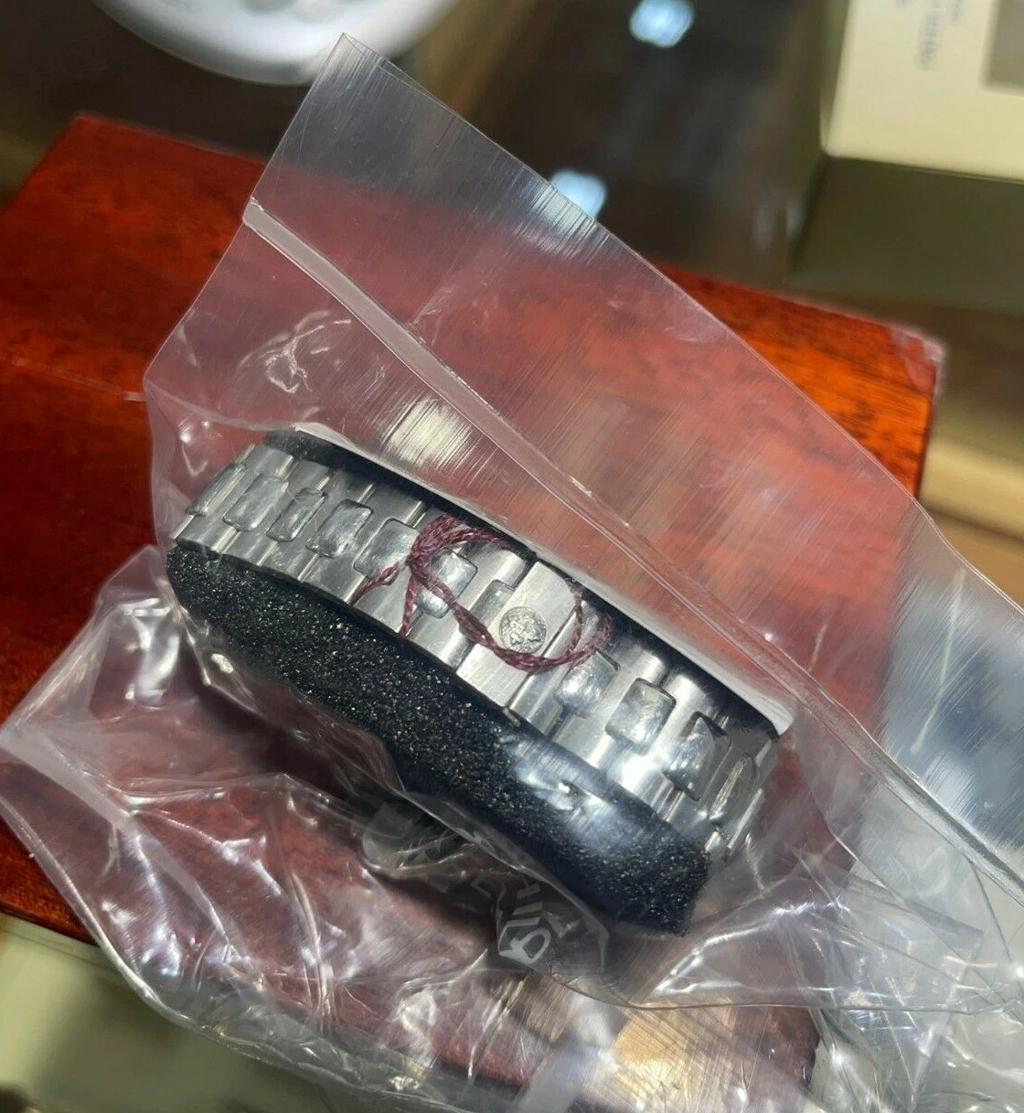 PATEK PHILIPPE Nautilus Platinum 3800/1P Factory Blue Diamond Dial Watch