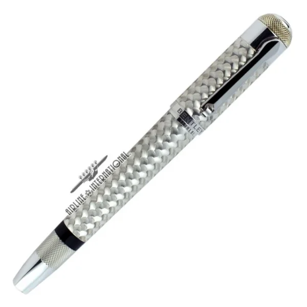 Tibaldi Bentley Crewe Solid White Gold Fountain Pen