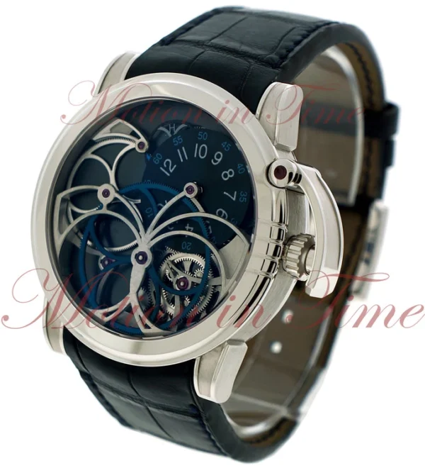 Harry Winston Opus 7 "Mystery" 45mm 18kt White Gold Limited 50 Pcs 500/MMAS45WL