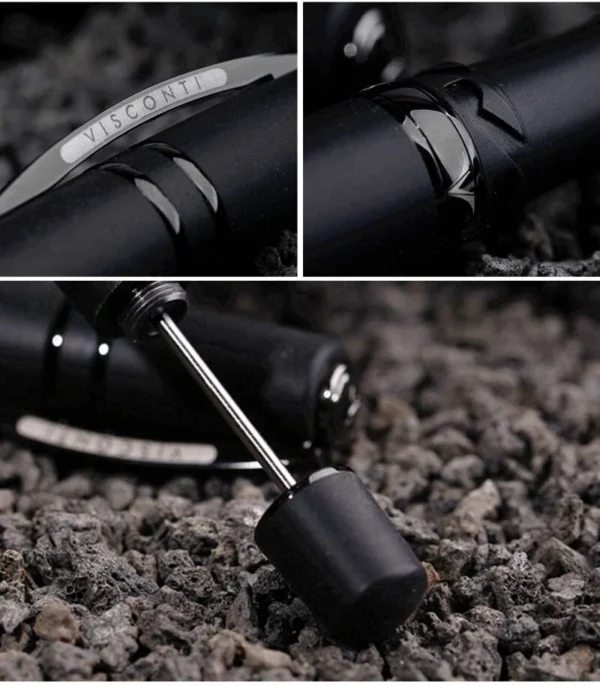 VISCONTI Fountain Pen Homo Sapiens Dark Age BT Large 18K M KP15-05-FPM