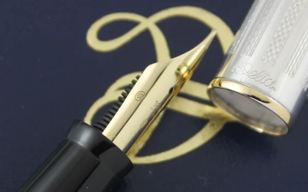 Detla Barley Guilloche Sterling Silver Fountain Pen - Vintage