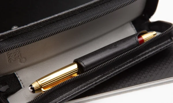 MONTBLANC Meisterstück Solitaire Mozart Coral Ballpoint Pen w/ Pen Pouch - MINT