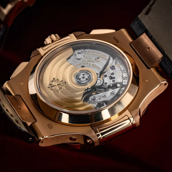 Patek Philippe Nautilus Rose Gold Brown Dial Ruby 5980/12R Rare