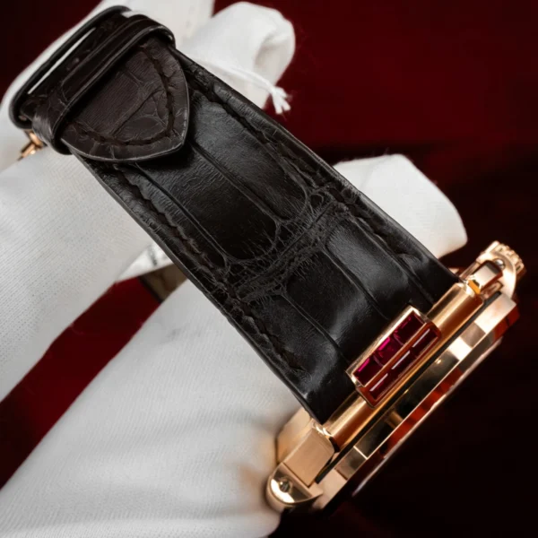 Patek Philippe Nautilus Rose Gold Brown Dial Ruby 5980/12R Rare