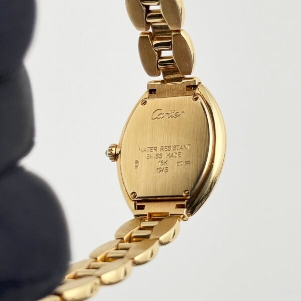 Cartier Tonneau 1945 'Ladies' Yellow Gold Silver Dial Quartz