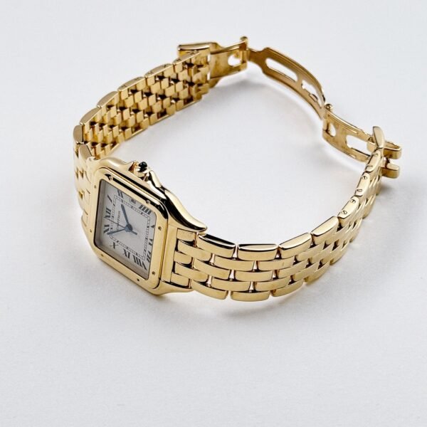 Panthère de Cartier W25014B9 'Ladies' Yellow Gold White Dial Quartz