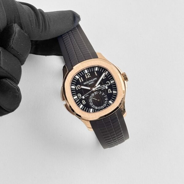 Patek Philippe Aquanaut 5164R-001 'Travel Time' Brown Dial Rose Gold (2017)