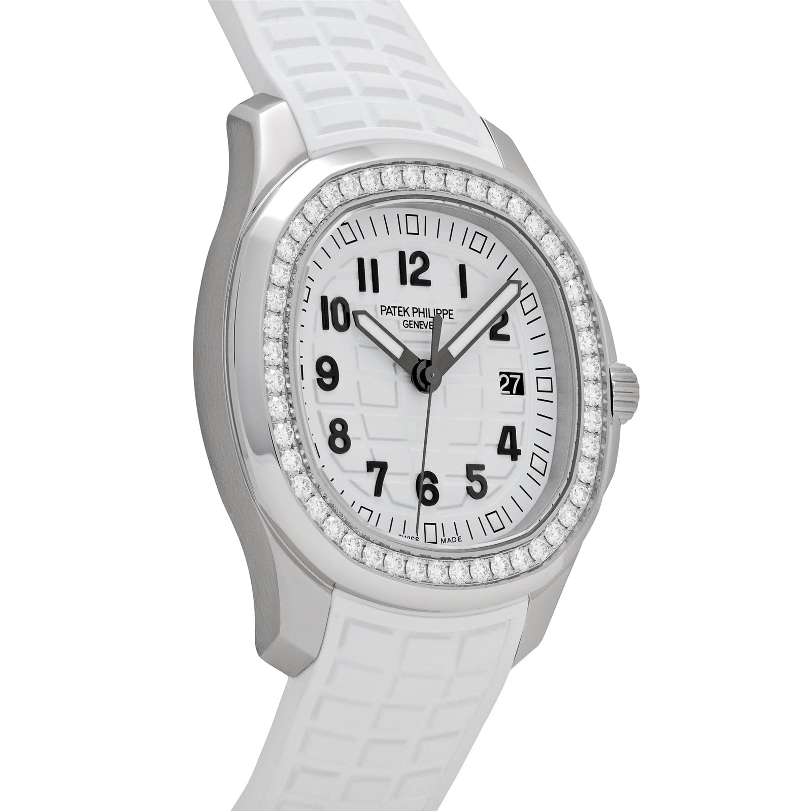 Patek Philippe Aquanaut Luce 5267/200A-010 Stainless Steel White Dial Diamond Bezel (2025)