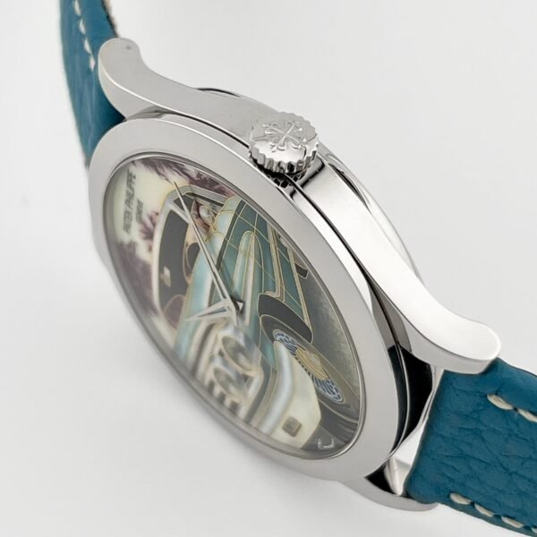 Patek Philippe Calatrava 5089G-147 'American Beauties' White Gold Azure Blue Enamel Dial