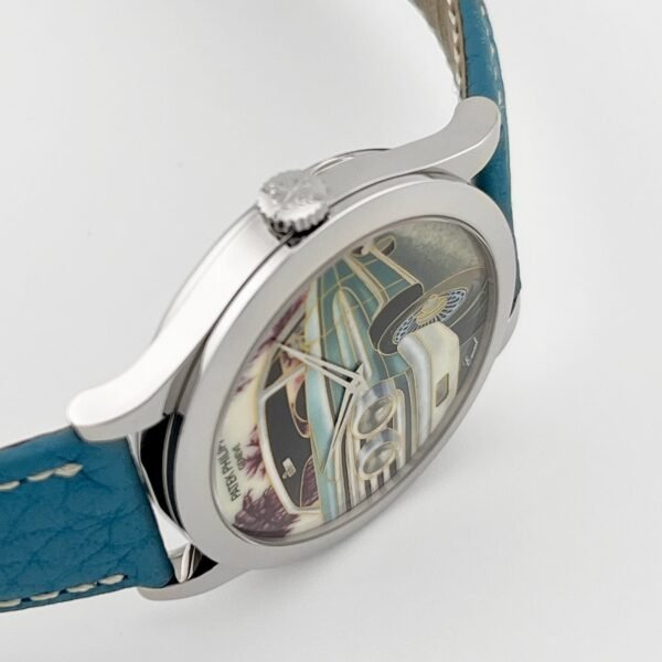 Patek Philippe Calatrava 5089G-147 'American Beauties' White Gold Azure Blue Enamel Dial