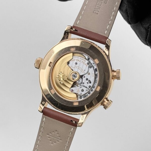 Patek Philippe Calatrava 5524R-001 'Pilot' Travel Time Rose Gold Brown Dial (2020)