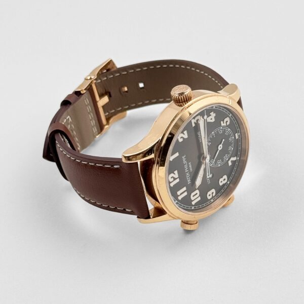 Patek Philippe Calatrava 5524R-001 'Pilot' Travel Time Rose Gold Brown Dial (2020)