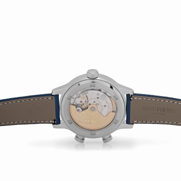 Patek Philippe Calatrava 7234A-001 'Pilot' Travel Time Stainless Steel Blue-Grey Dial Singapore Edition (2019)