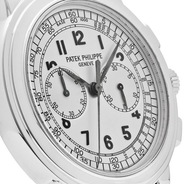 Patek Philippe Complications 5070G-001 Annual Calendar Chronograph White Gold Silver Dial (2005)