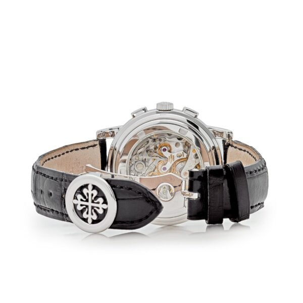 Patek Philippe Complications 5070G-001 Annual Calendar Chronograph White Gold Silver Dial (2005)