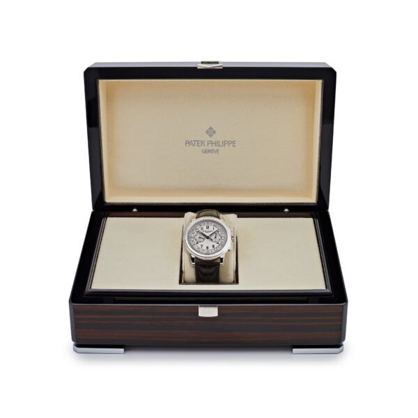 Patek Philippe Complications 5070G-001 Annual Calendar Chronograph White Gold Silver Dial (2005)