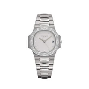 Patek Philippe Nautilus 3800/4G-001 White Gold White Dial Diamond Set (2004)