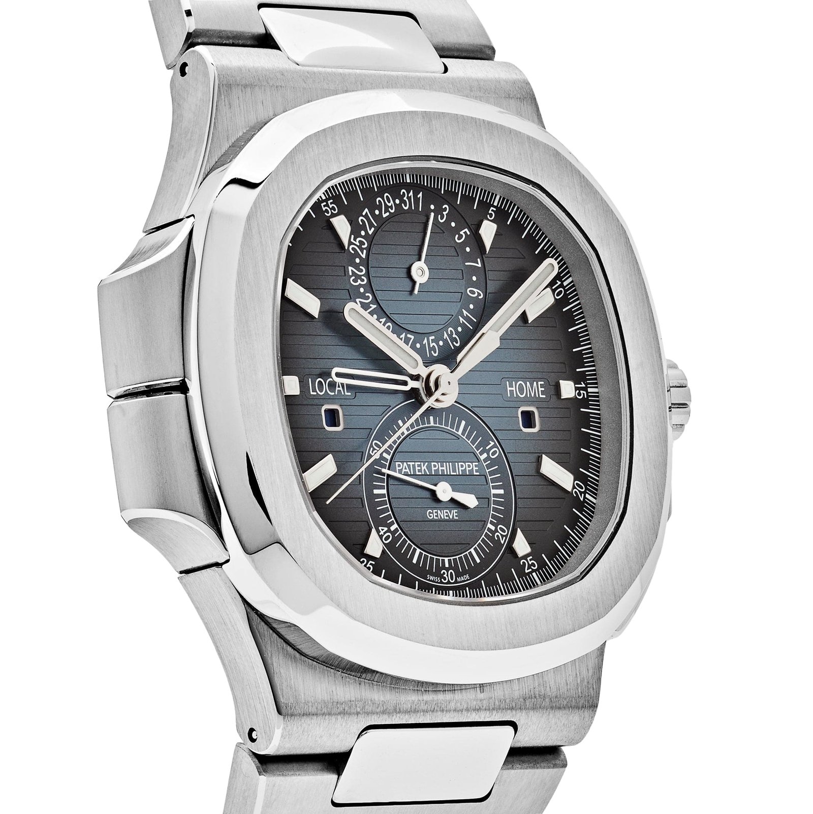 Patek Philippe Nautilus 5990/1A-011 'Travel Time' Flyback Chronograph Stainless Steel Blue Dial (2025)