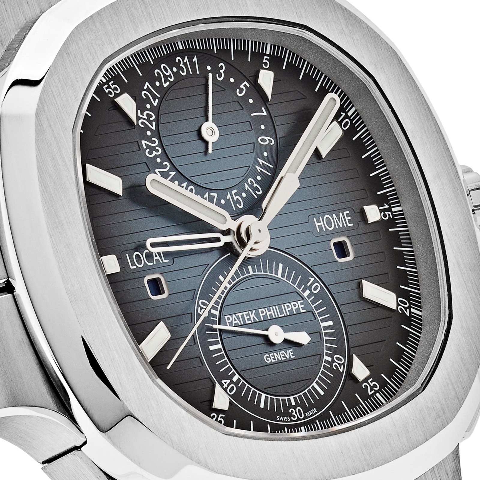 Patek Philippe Nautilus 5990/1A-011 'Travel Time' Flyback Chronograph Stainless Steel Blue Dial (2025)