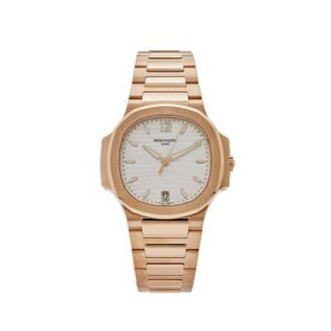 Patek Philippe Nautilus 7118/1R-001 'Ladies' Automatic Rose Gold Silvery Opaline Dial (2024)
