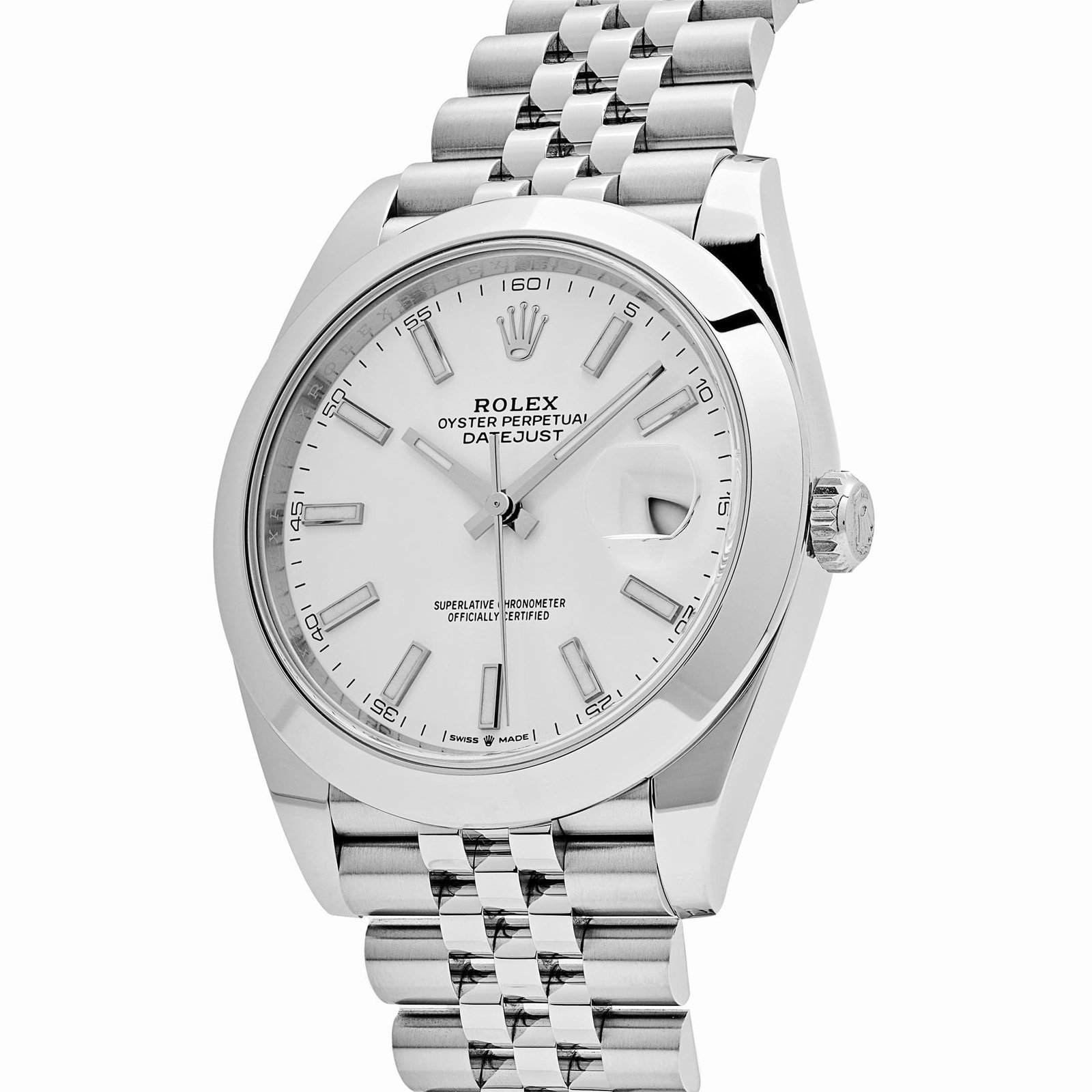 Rolex Datejust 41 126300 Stainless Steel White Dial Jubilee (2025)
