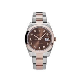 Rolex Datejust 41 126301 Rose Gold Stainless Steel Chocolate Diamond Dial (2023)