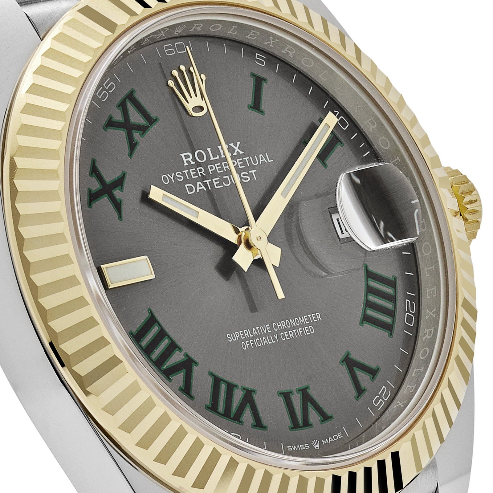 Rolex Datejust 41 126333 'Wimbledon' Yellow Gold Stainless Steel Slate Jubilee (2025)