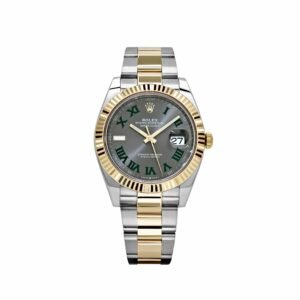 Rolex Datejust 41 126333 Yellow Gold Stainless Steel Wimbledon Slate Dial Oyster (2024)