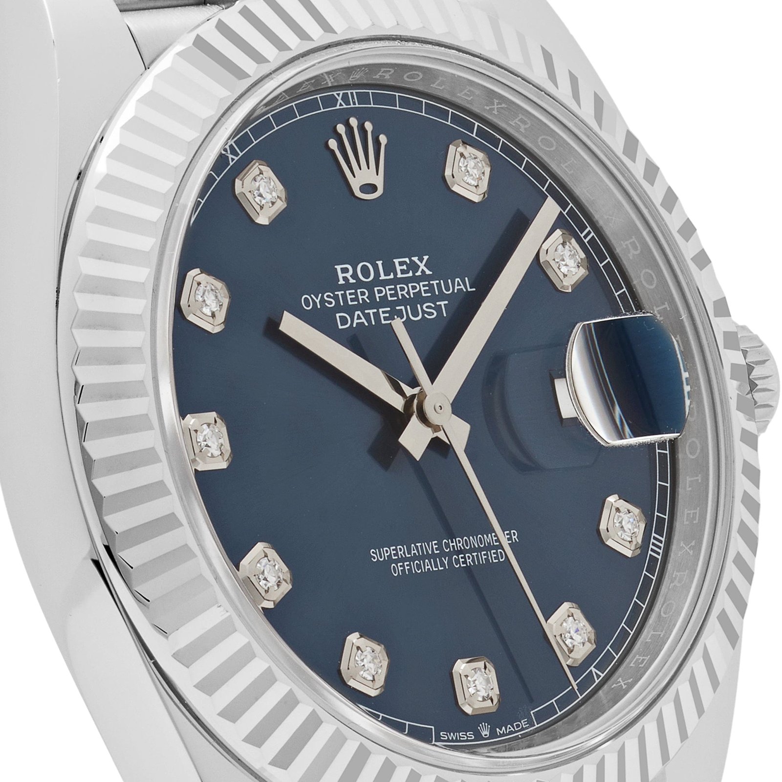 Rolex Datejust 41 126334 Stainless Steel Blue Diamond Dial Jubilee (2023)