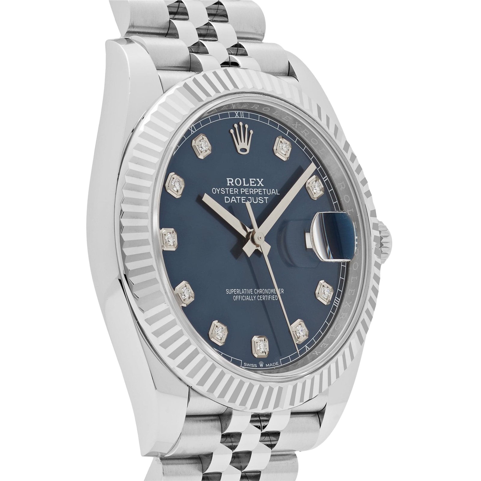 Rolex Datejust 41 126334 Stainless Steel Blue Diamond Dial Jubilee (2023)