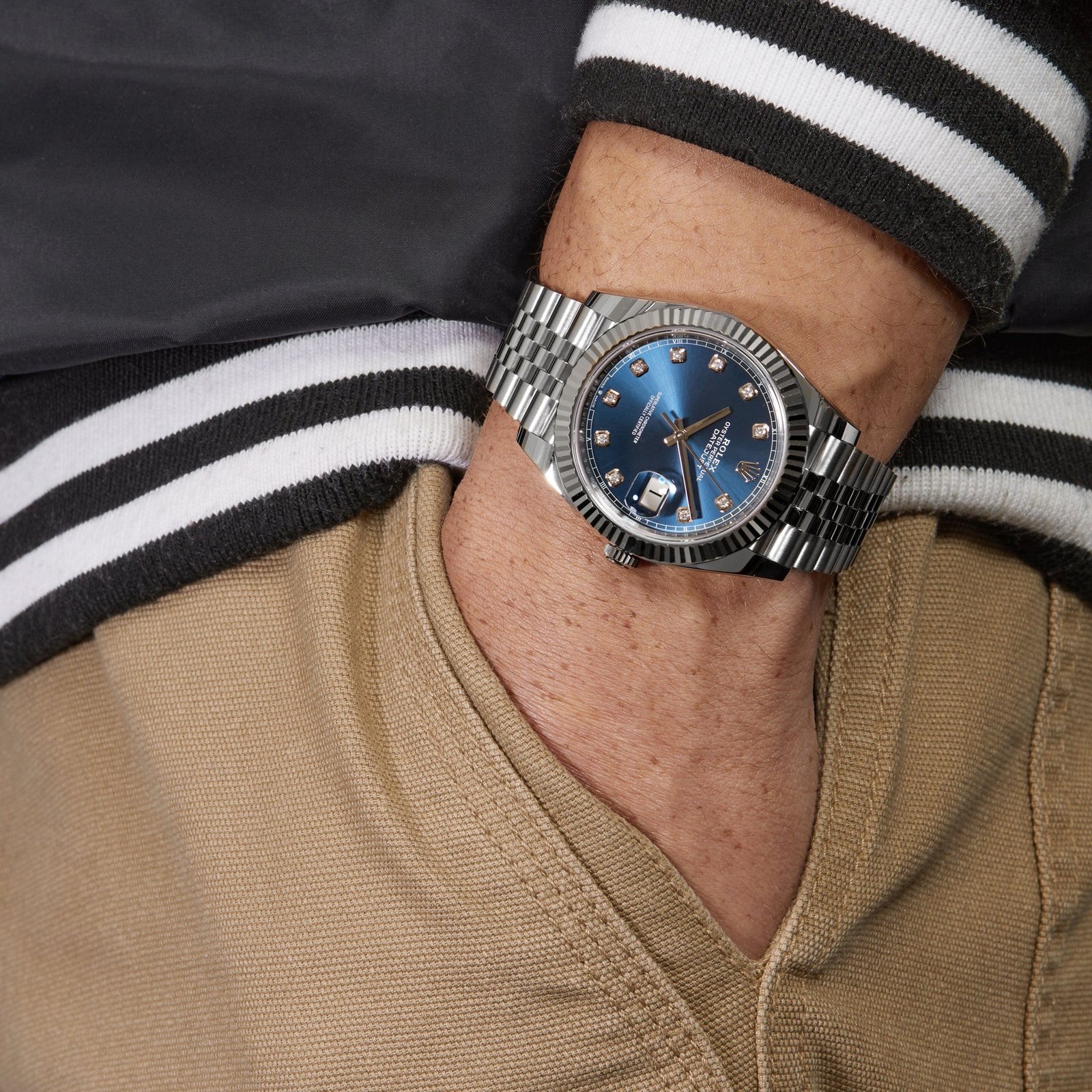 Rolex Datejust 41 126334 Stainless Steel Blue Diamond Dial Jubilee (2023)