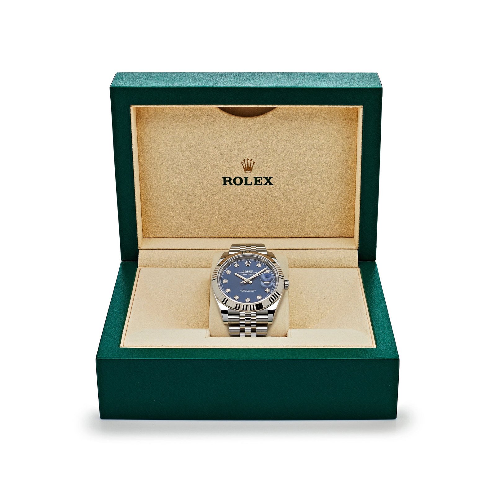 Rolex Datejust 41 126334 Stainless Steel Blue Diamond Dial Jubilee (2023)