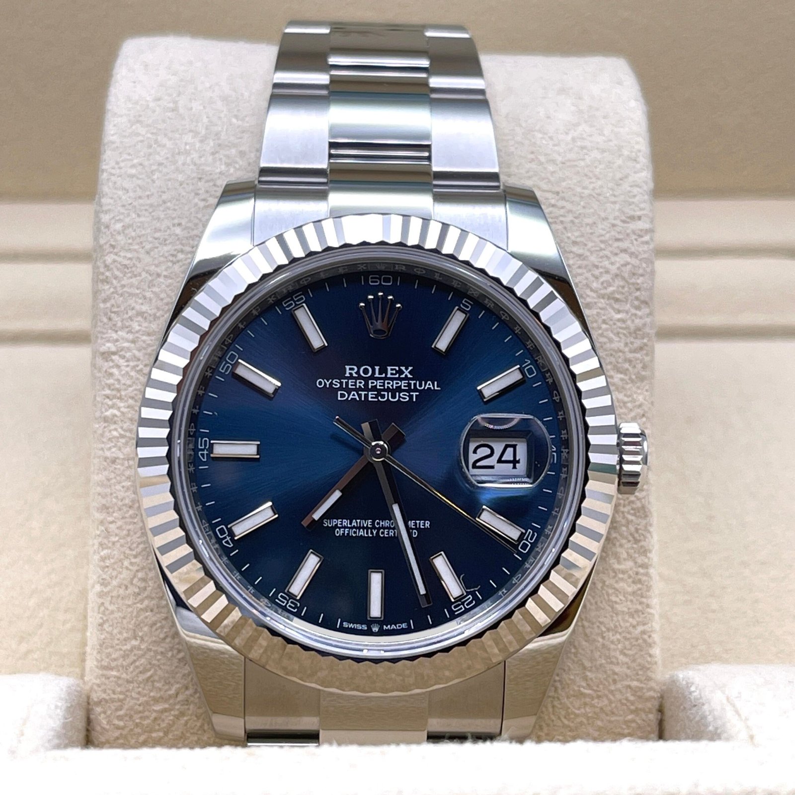 Rolex Datejust 41 126334 Stainless Steel Blue Dial Oyster (2025)