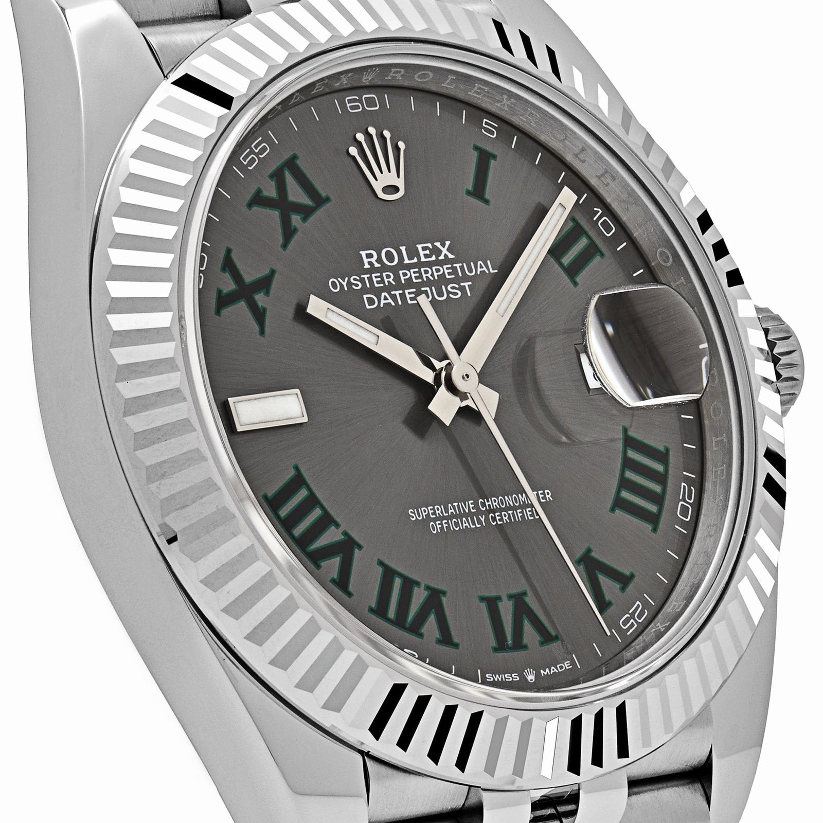 Rolex Datejust 41 126334 'Wimbledon' Stainless Steel Slate Dial Jubilee (2025)