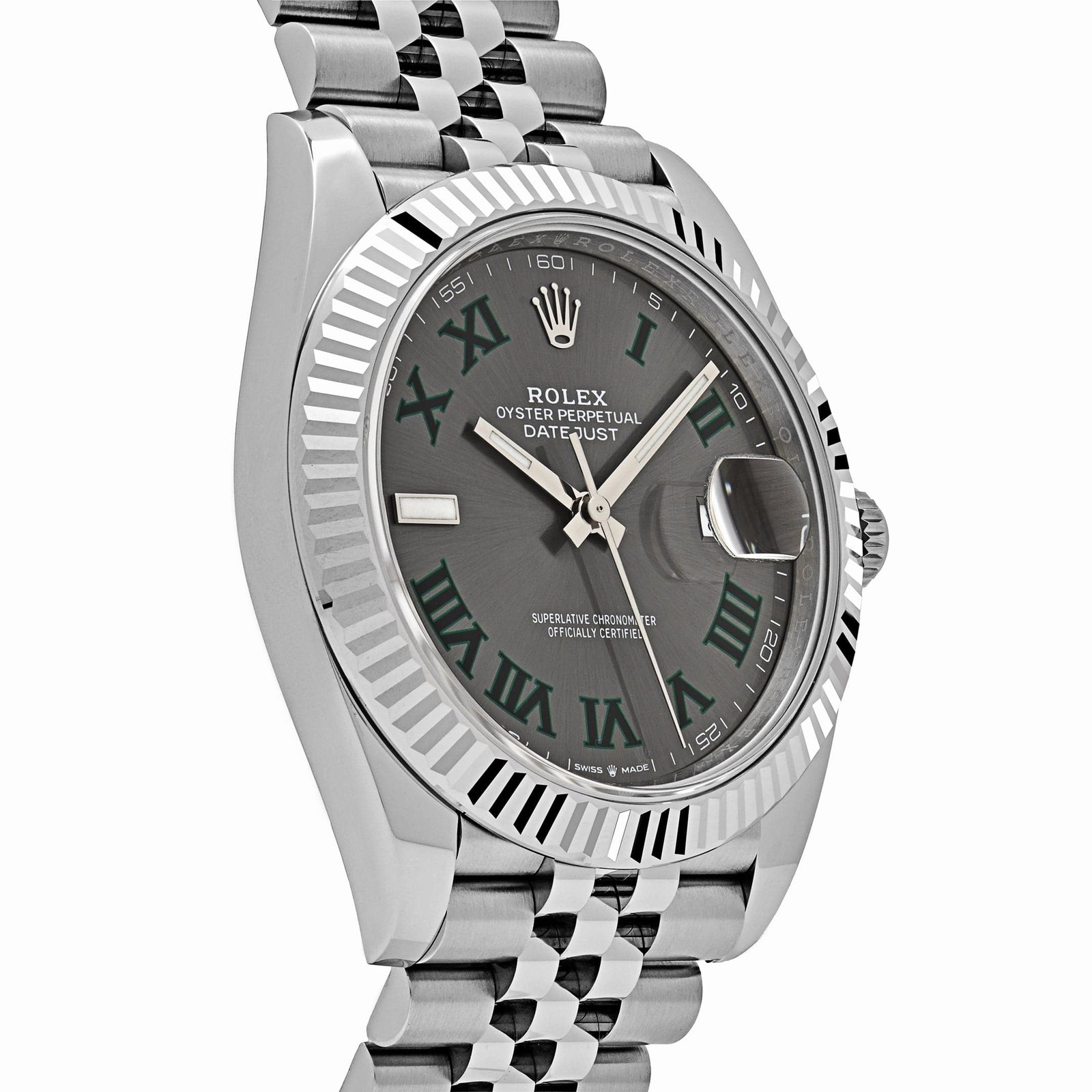 Rolex Datejust 41 126334 'Wimbledon' Stainless Steel Slate Dial Jubilee (2025)