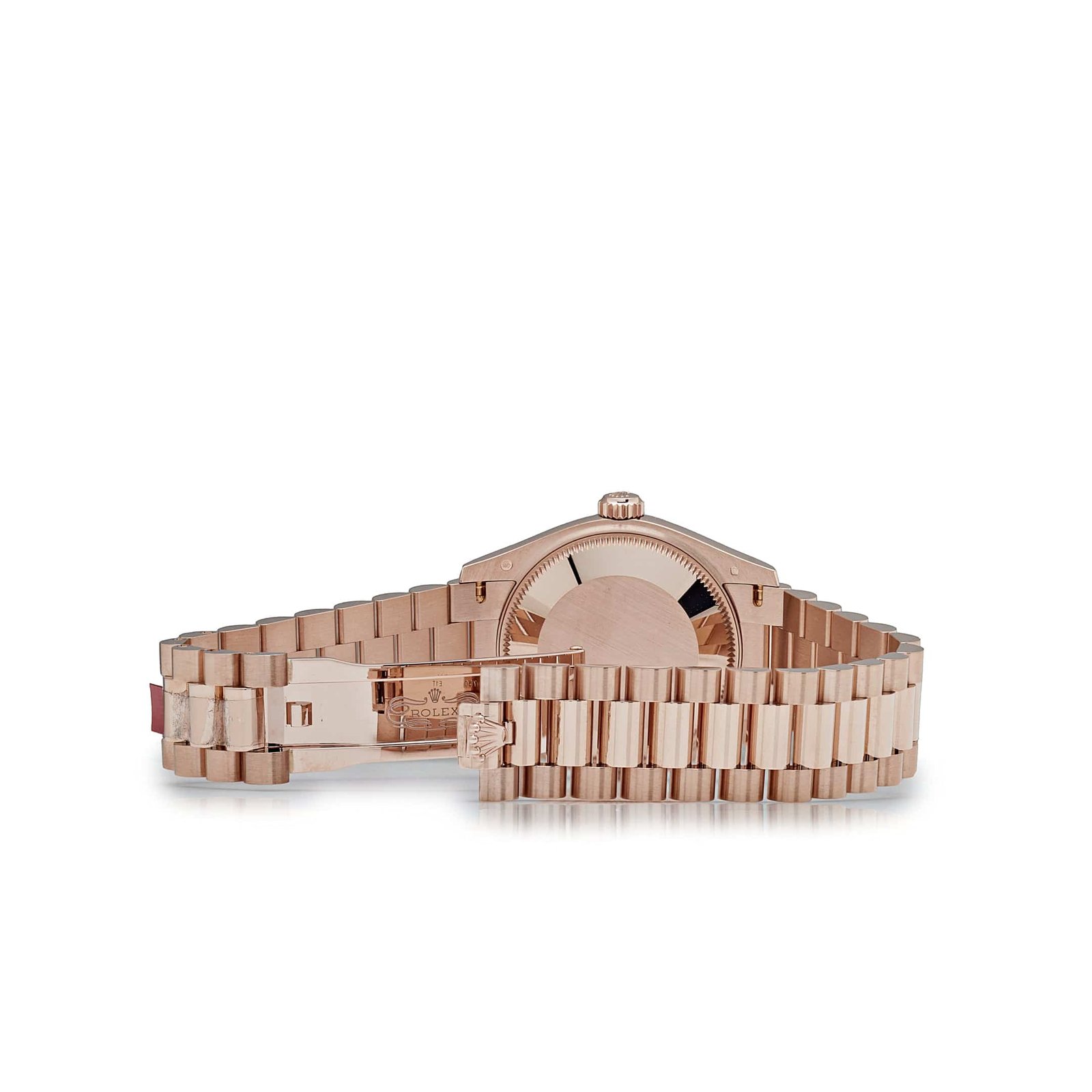 Rolex Datejust 31 278275 'Ladies' Rose Gold Diamond Chocolate Dial President (2024)