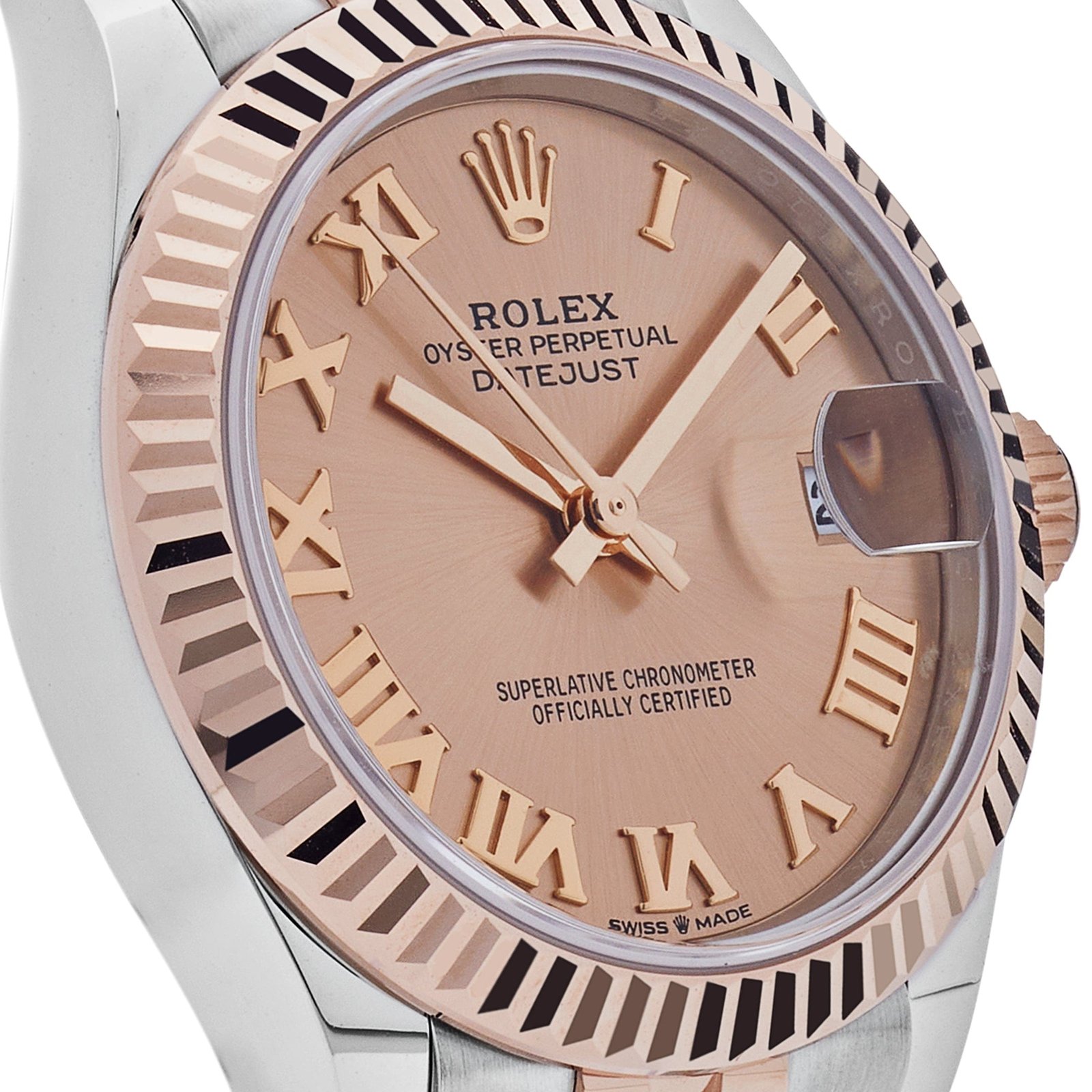 Rolex Datejust 31 278271 'Ladies' Rose Gold Stainless Steel Roman Pink Dial Jubilee (2025)