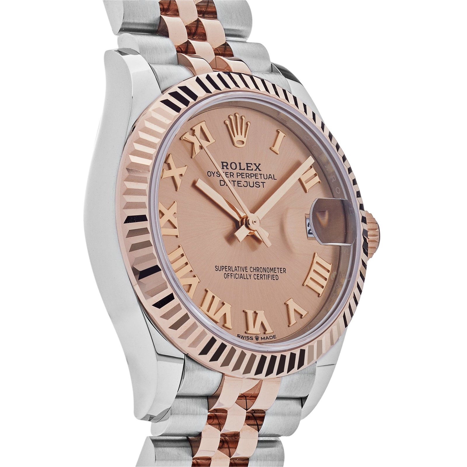 Rolex Datejust 31 278271 'Ladies' Rose Gold Stainless Steel Roman Pink Dial Jubilee (2025)